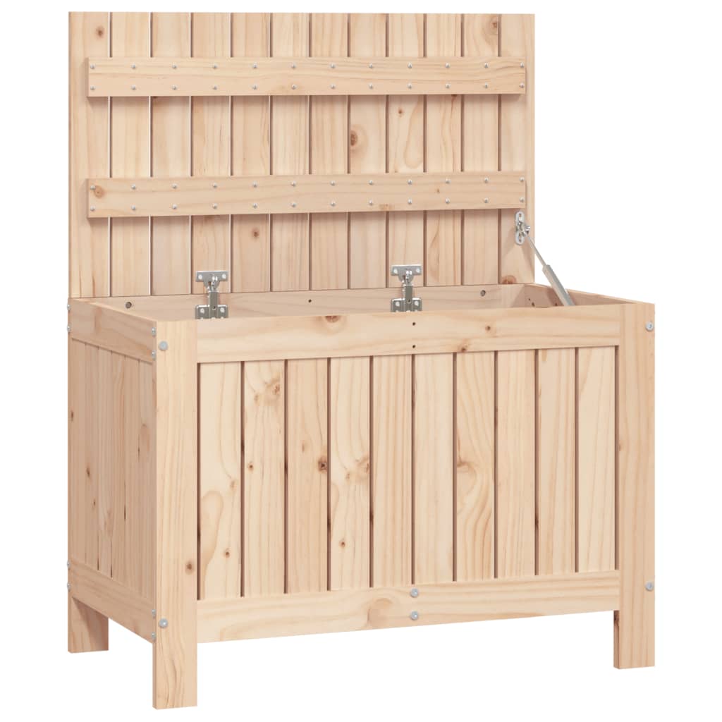 Contenitore da Giardino 76x42,5x54 cm in Legno Massello di Pino 836144