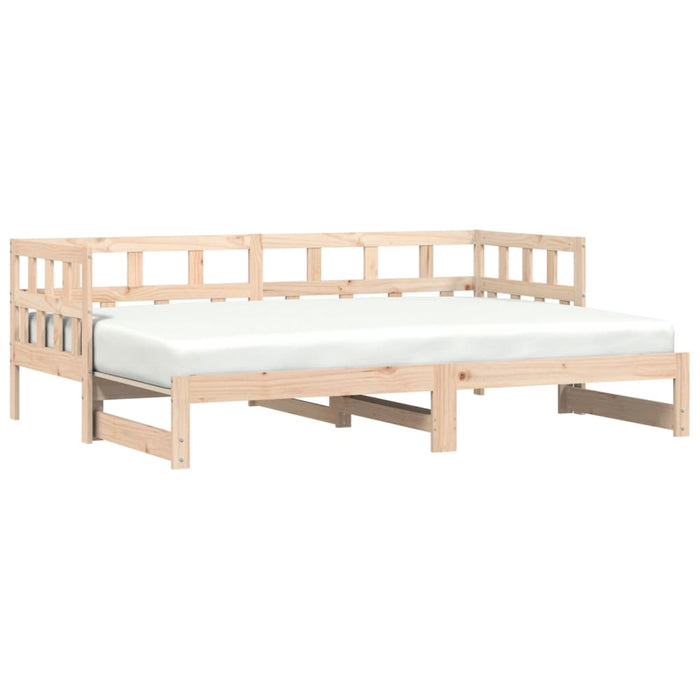 Divano Letto con Letto Estraibile 90x200cm Legno Massello Pinocod mxl 82817