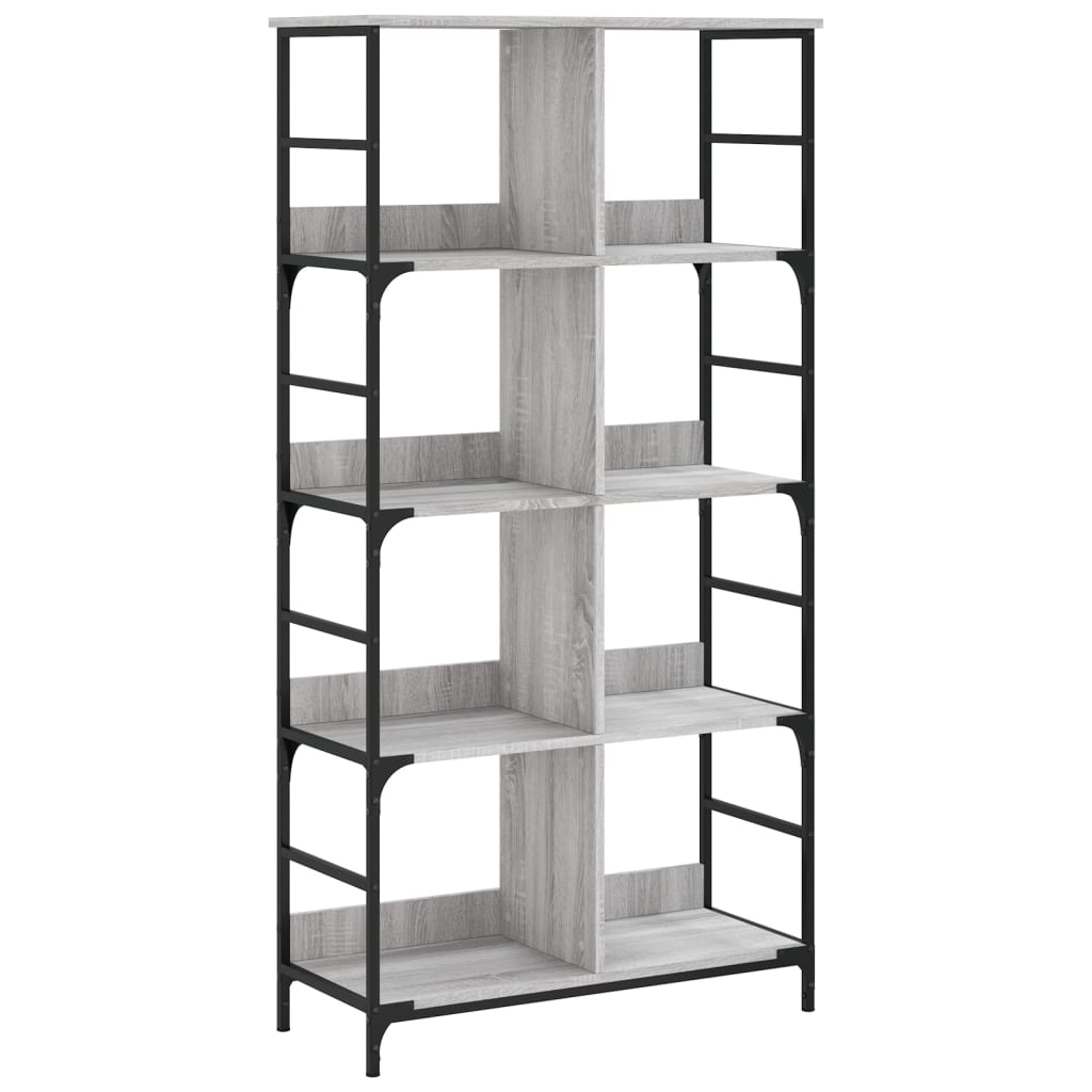 Libreria Grigio Sonoma 78,5x33x153 cm in Legno Multistratocod mxl 130995