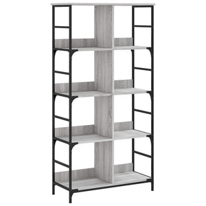 Libreria Grigio Sonoma 78,5x33x153 cm in Legno Multistratocod mxl 130995