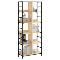 Libreria Rovere Sonoma 78,5x33x188,5 cm in Legno Multistratocod mxl 130996