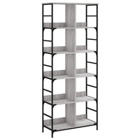 Libreria Grigio Sonoma 78,5x33x188,5 cm in Legno Multistrato 835262