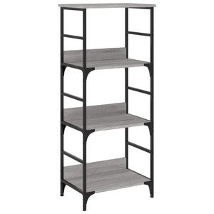 Libreria Grigio Sonoma 50x33x117,5 cm in Legno Multistrato 835272