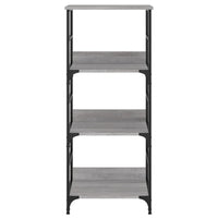 Libreria Grigio Sonoma 50x33x117,5 cm in Legno Multistrato 835272