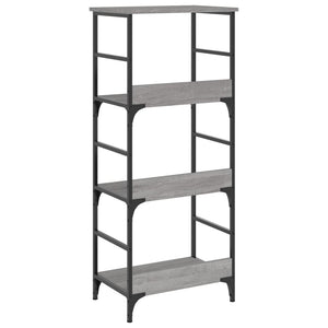 Libreria Grigio Sonoma 50x33x117,5 cm in Legno Multistrato 835272