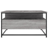 Tavolino da Salotto Grigio Sonoma 80x80x45 cm Legno Multistrato 835292