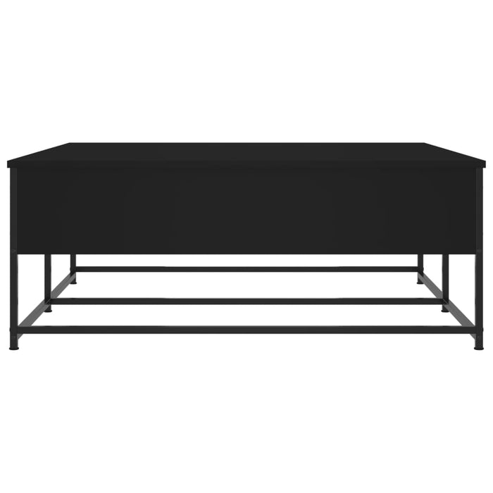 Tavolino da Salotto Nero 100x99x40 cm in Legno Multistrato 835294