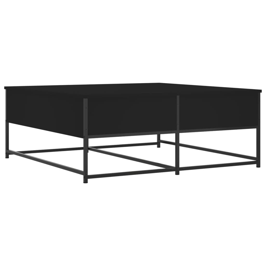 Tavolino da Salotto Nero 100x99x40 cm in Legno Multistrato 835294