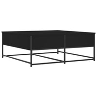 Tavolino da Salotto Nero 100x99x40 cm in Legno Multistrato 835294