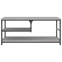 Tavolino da Salotto Grigio Sonoma 90x49x40 cm Legno Multistrato 835312