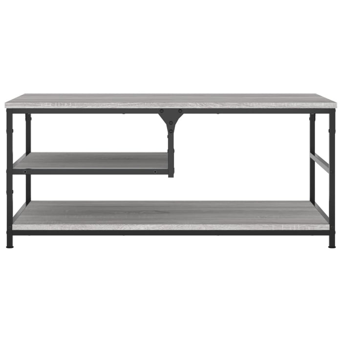 Tavolino da Salotto Grigio Sonoma 90x49x40 cm Legno Multistrato 835312