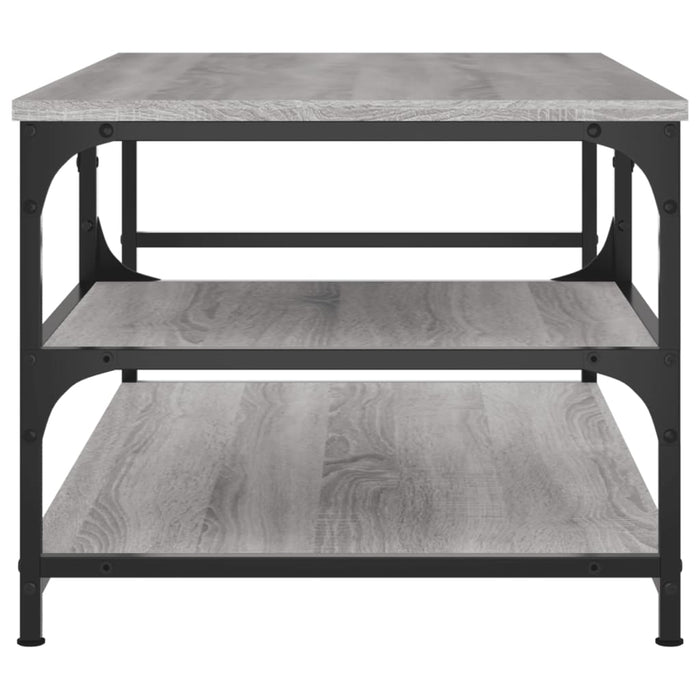 Tavolino da Salotto Grigio Sonoma 90x49x40 cm Legno Multistrato 835312