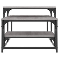 Tavolino da Salotto Grigio Sonoma 102x60x45cm Legno Multistrato 835317