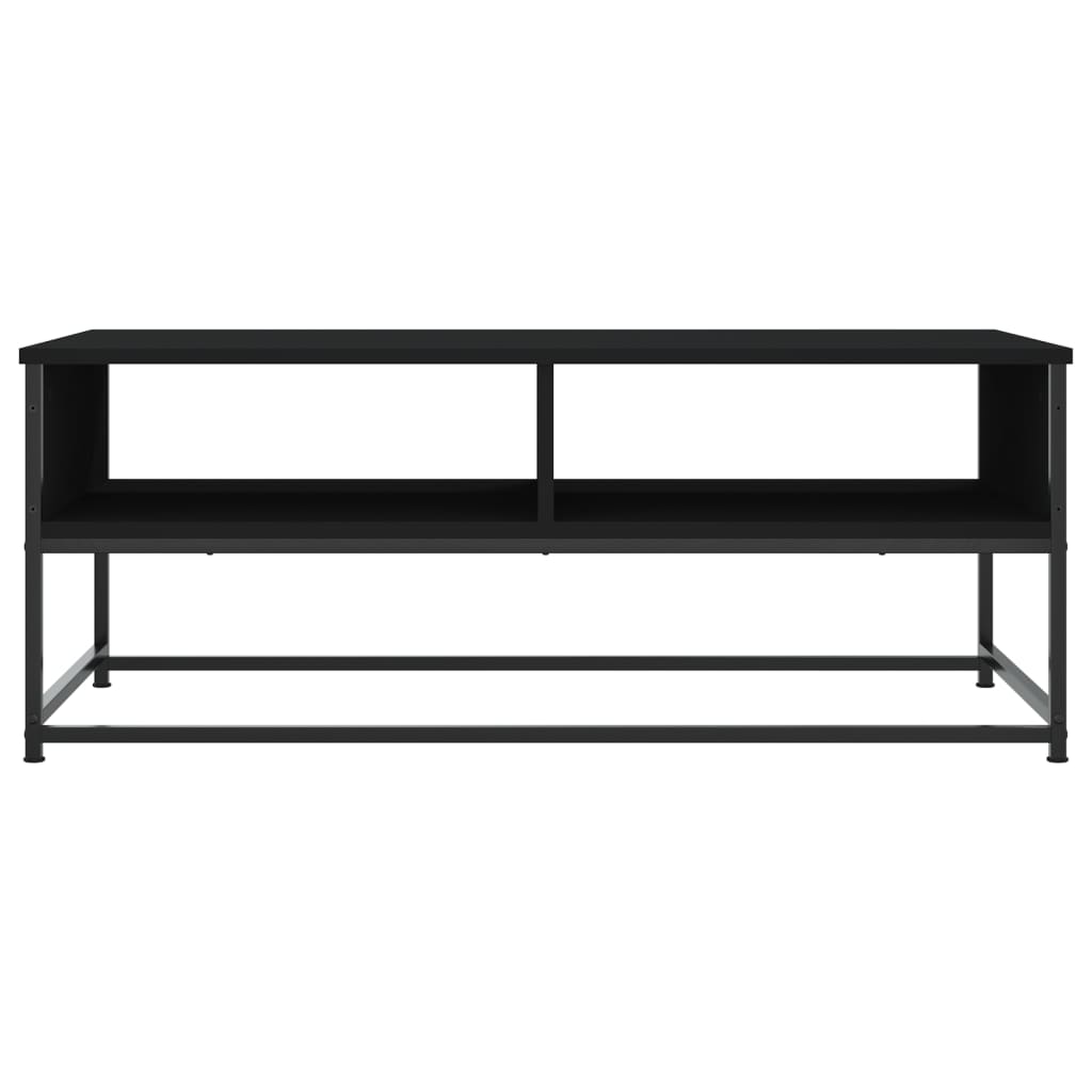 Tavolino da Salotto Nero 100x51x40 cm in Legno Multistrato 835349