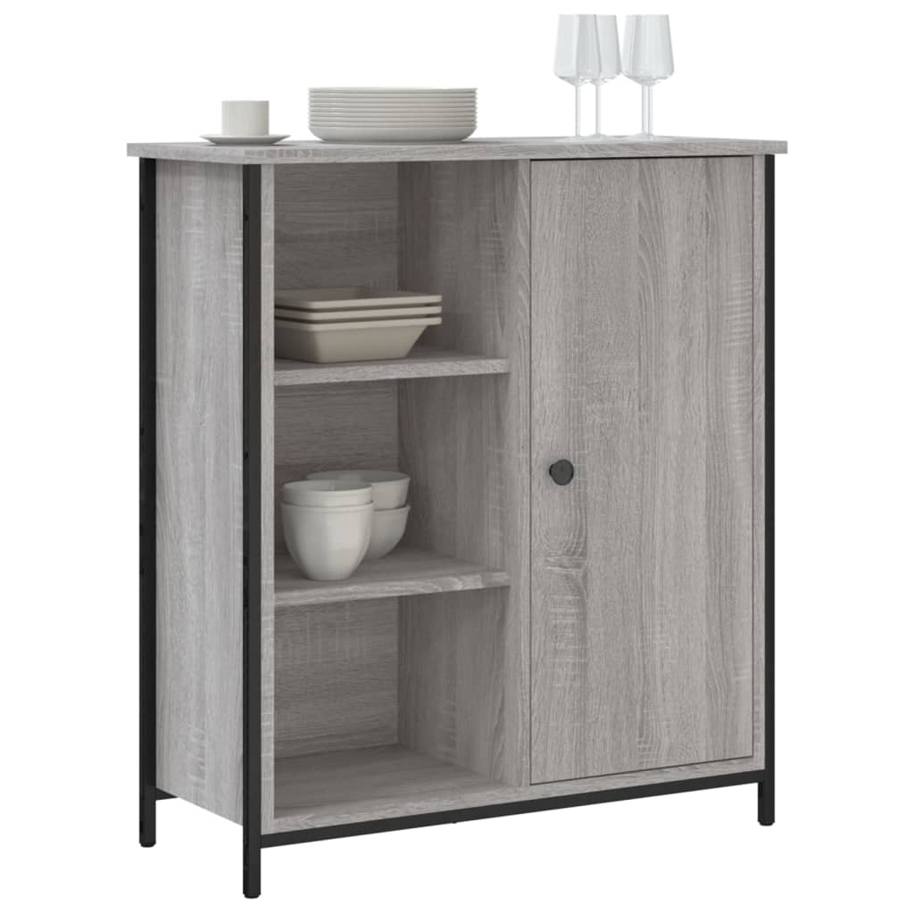 Credenza Grigio Sonoma 70x30x80 cm in Legno Multistrato 835497