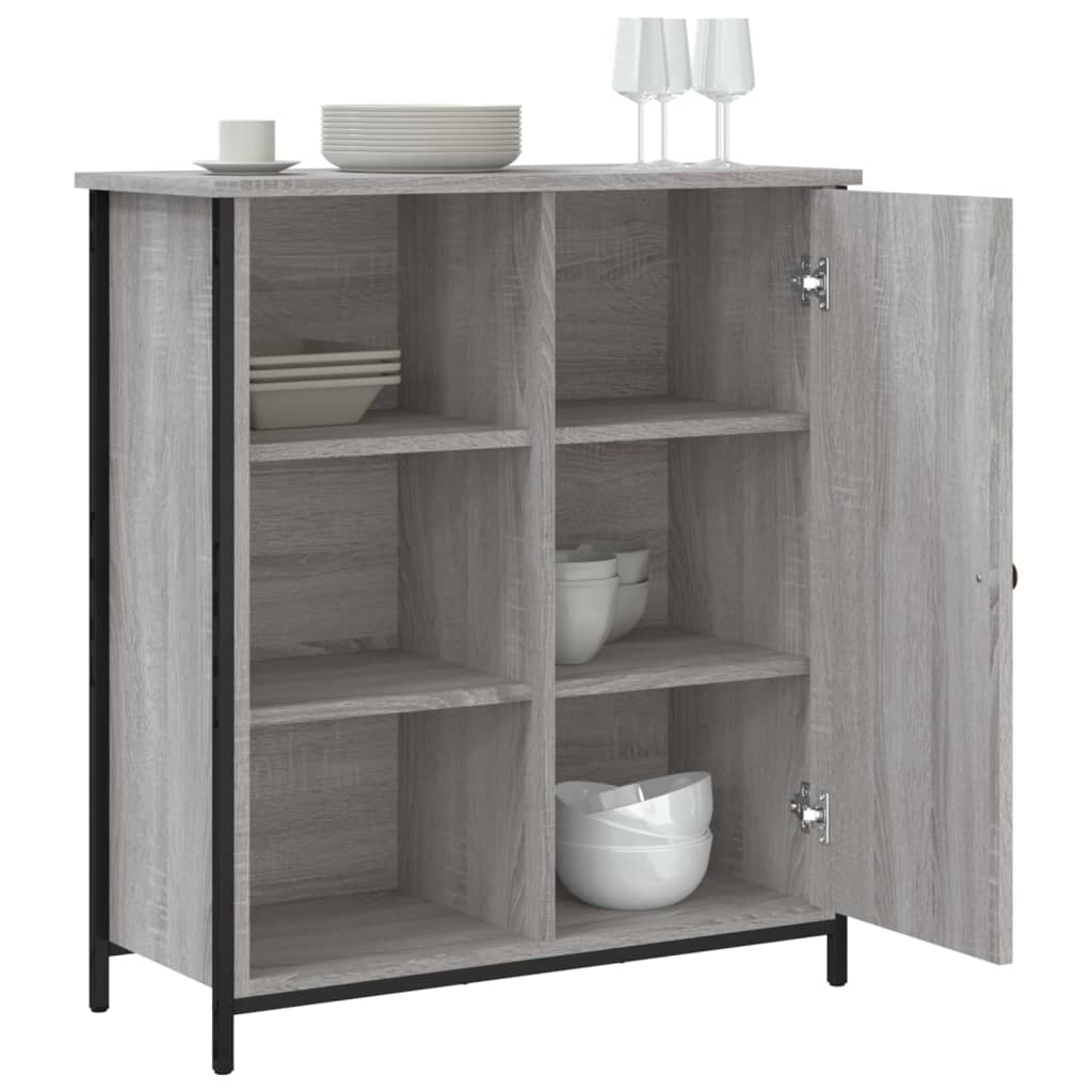 Credenza Grigio Sonoma 70x30x80 cm in Legno Multistrato 835497