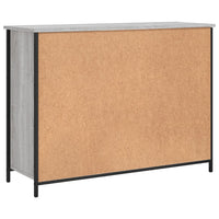 Credenza Grigio Sonoma 100x35x75 cm in Legno Multistrato 835512