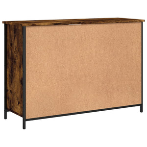 Credenza Rovere Fumo 100x35x70 cm in Legno Multistrato 835516