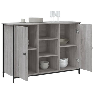 Credenza Grigio Sonoma 100x35x70 cm in Legno Multistrato 835517