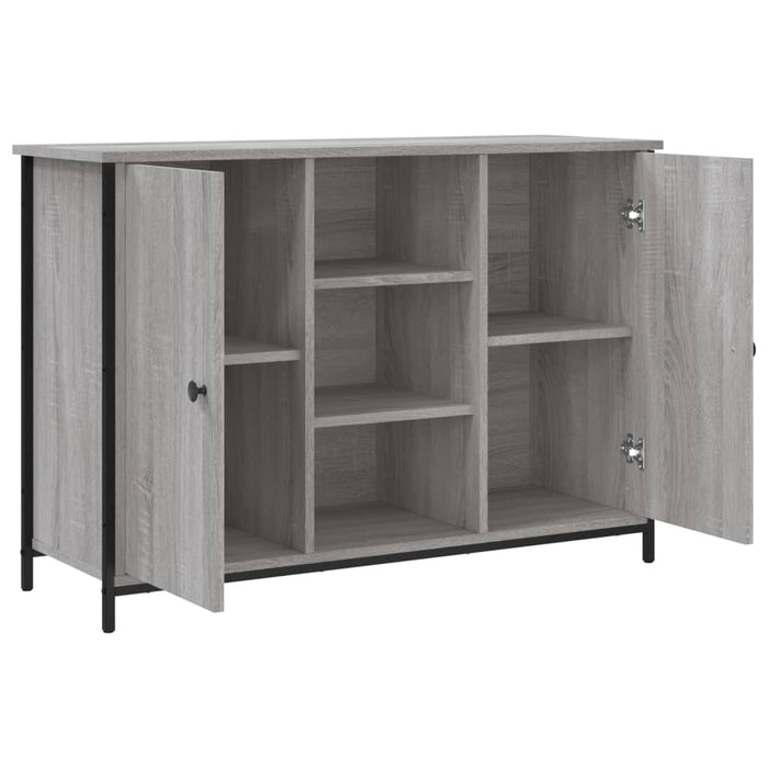 Credenza Grigio Sonoma 100x35x70 cm in Legno Multistrato 835517