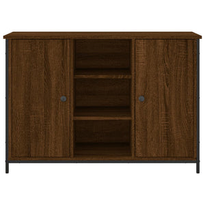 Credenza Rovere Marrone 100x35x70 cm in Legno Multistrato 835518