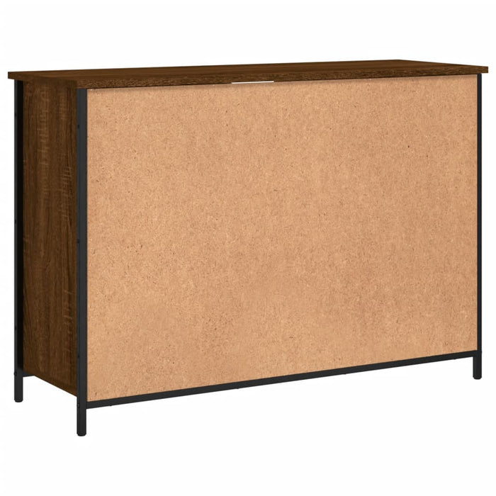 Credenza Rovere Marrone 100x35x70 cm in Legno Multistrato 835518