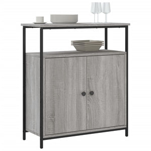 Credenza Grigio Sonoma 70x30x80 cm in Legno Multistrato 835532