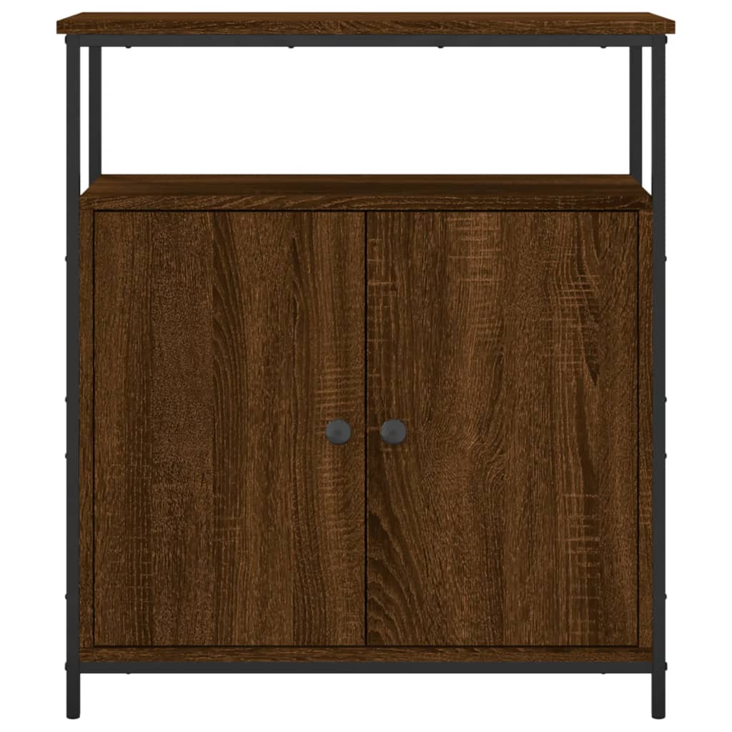 Credenza Rovere Marrone 70x30x80 cm in Legno Multistrato 835533