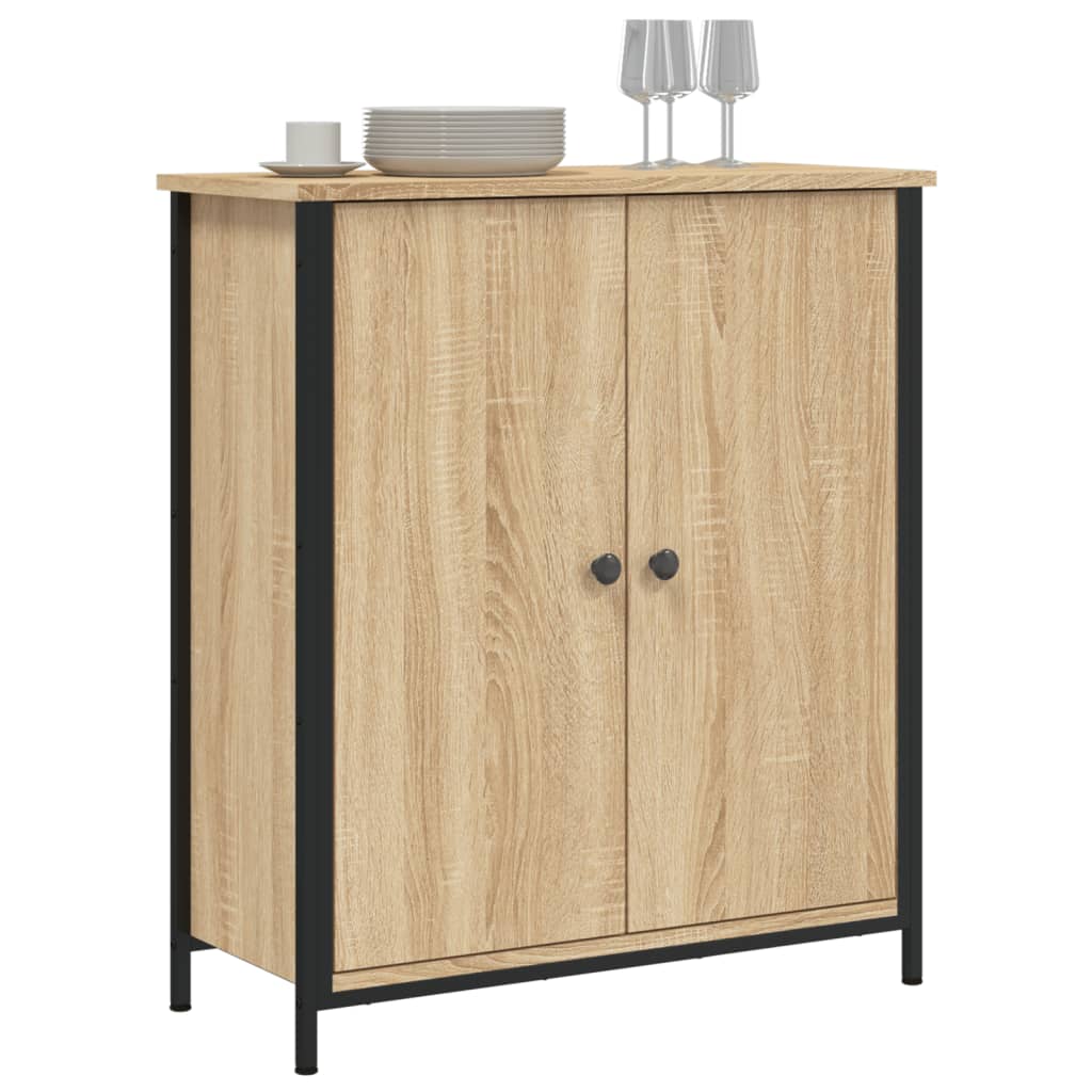 Credenza Rovere Sonoma 70x30x80 cm in Legno Multistratocod mxl 107327