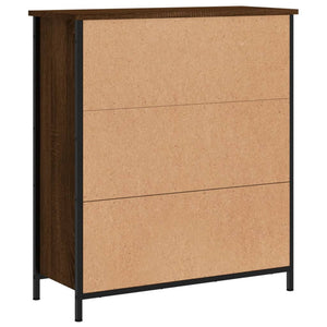 Credenza Rovere Marrone 70x30x80 cm in Legno Multistrato 835538