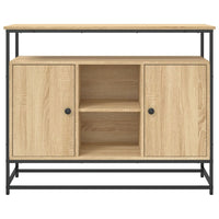 Credenza Rovere Sonoma 100x35x80 cm in Legno Multistrato 835540