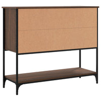 Credenza Rovere Marrone 100x36x85 cm in Legno Multistrato 835558