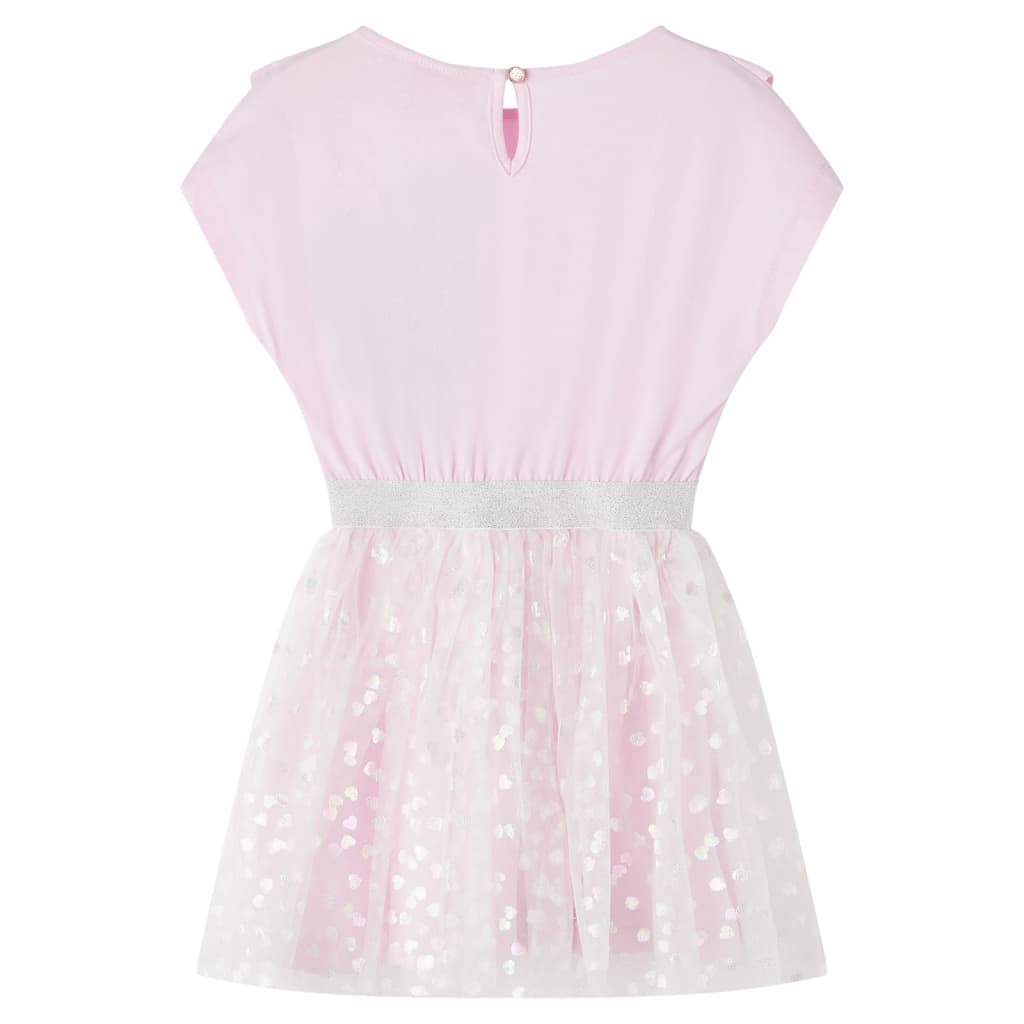 Abito da Bambina con Volant Rosa Chiaro 104cod mxl 84308