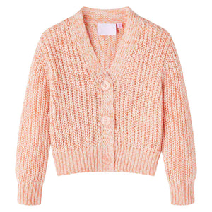 Cardigan da Bambina Lavorato a Maglia Rosa Misto 92cod mxl 84177