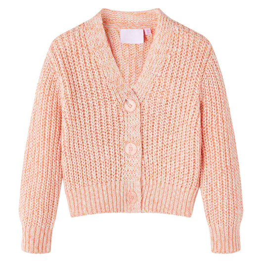 Cardigan da Bambina Lavorato a Maglia Rosa Misto 116cod mxl 84197