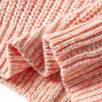 Cardigan da Bambina Lavorato a Maglia Rosa Misto 128 14568