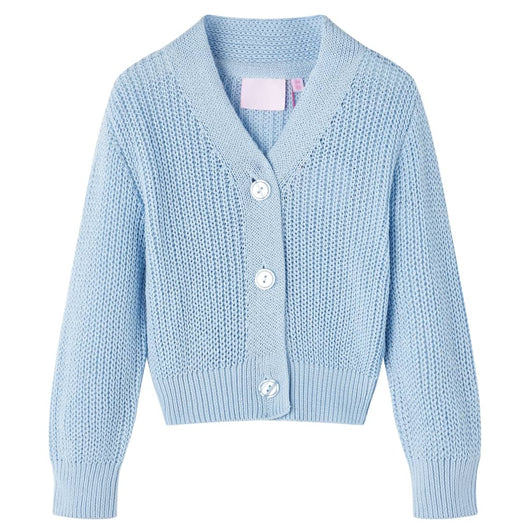 Cardigan da Bambina Lavorato a Mano Blu 104 14581