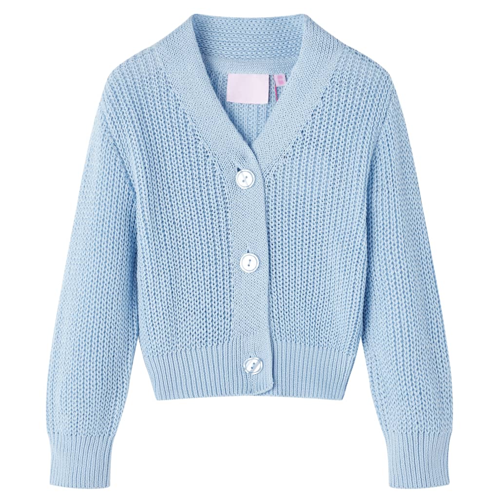 Cardigan da Bambina Lavorato a Mano Blu 116 14582