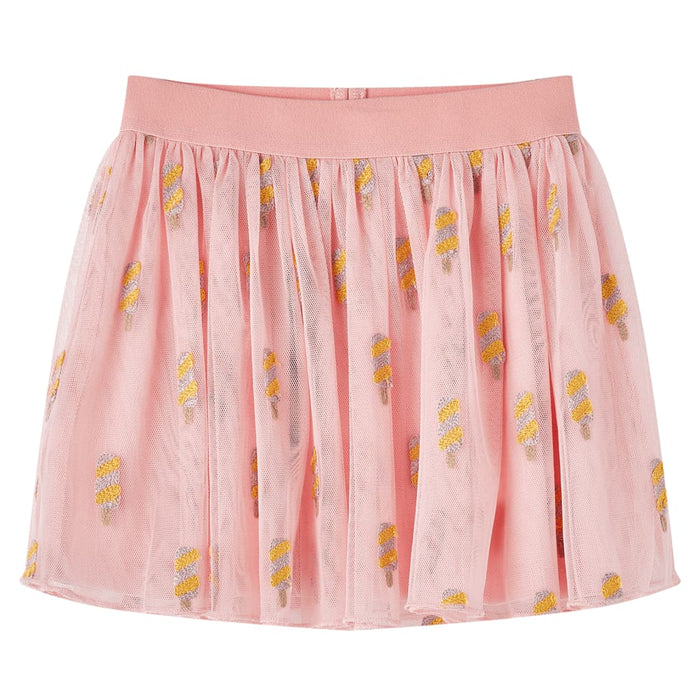 Gonna da Bambina con Tulle Rosa Chiaro 104cod mxl 132080