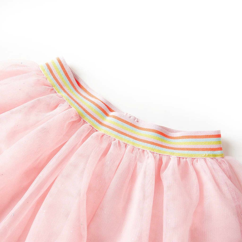 Gonna da Bambina con Tulle Rosa Chiaro 92cod mxl 132023