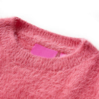 Maglione da Bambina Lavorato a Maglia Rosa Antico 92 14753