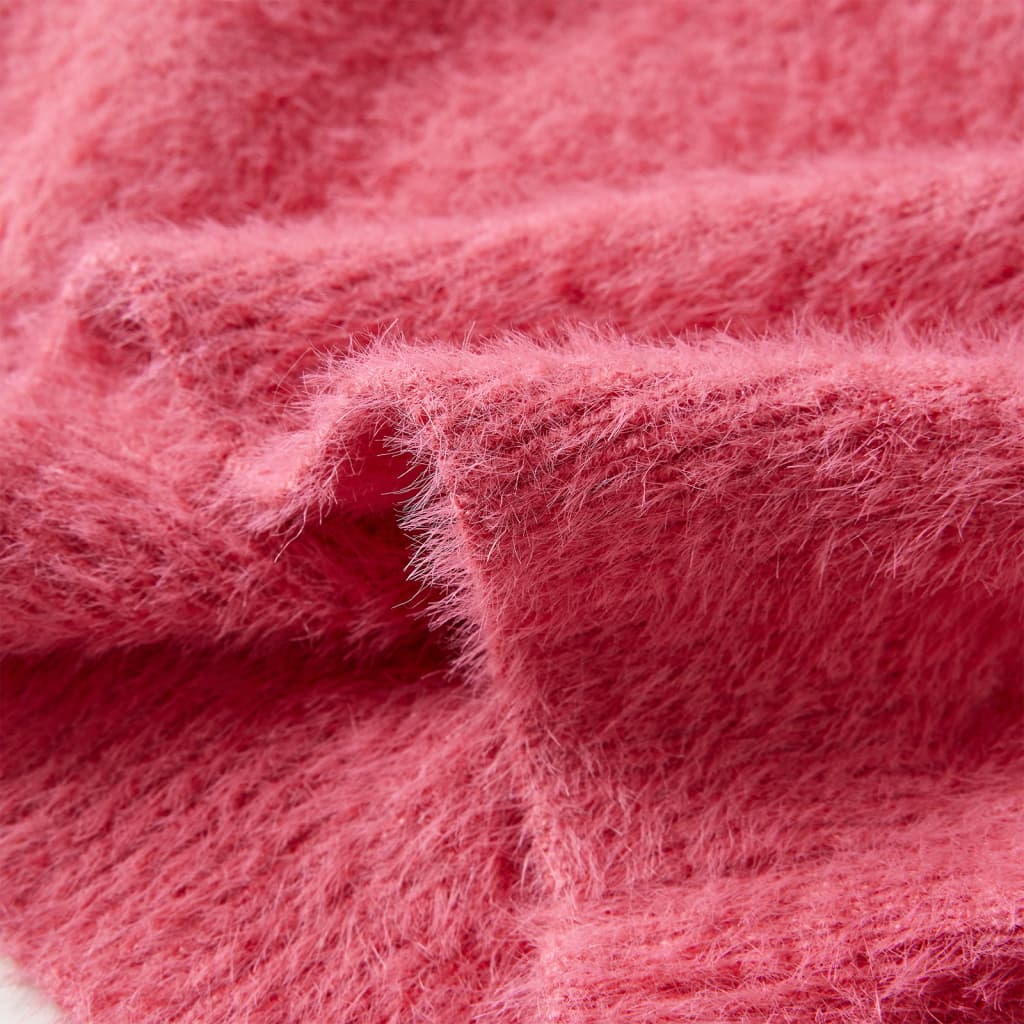 Maglione da Bambina Lavorato a Maglia Rosa Antico 116 14755