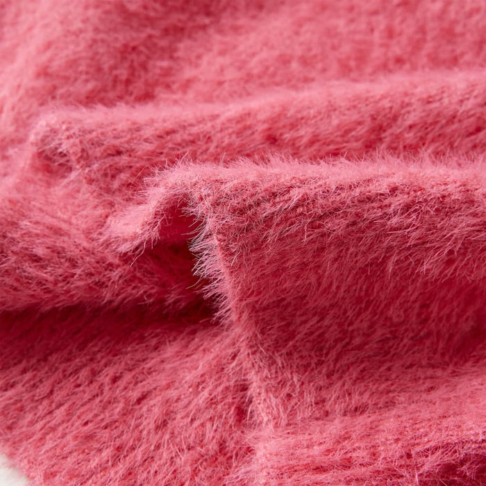 Maglione da Bambina Lavorato a Maglia Rosa Antico 128 14756