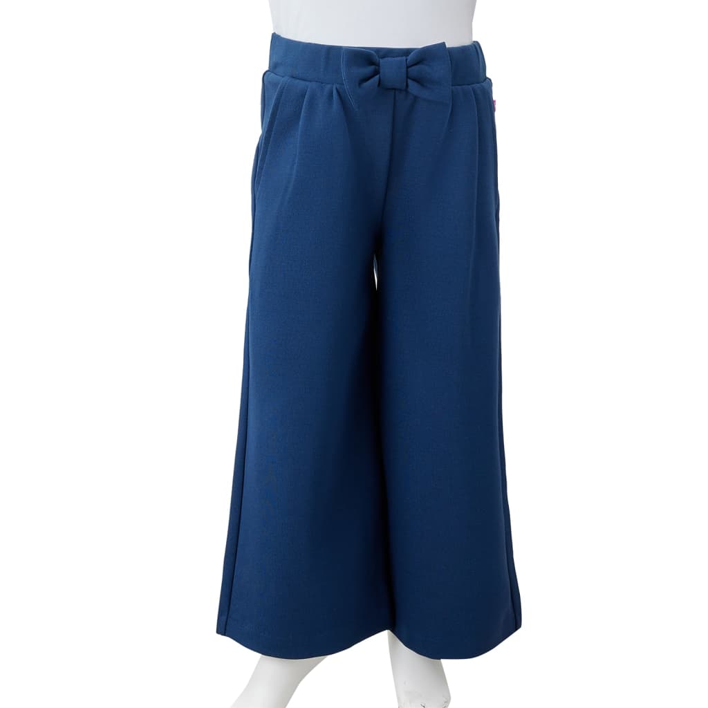 Pantaloni per Bambini a Gamba Larga Blu Marino 92 14827