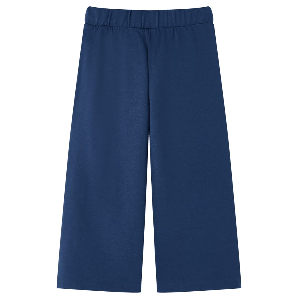 Pantaloni per Bambini a Gamba Larga Blu Marino 104cod mxl 108231