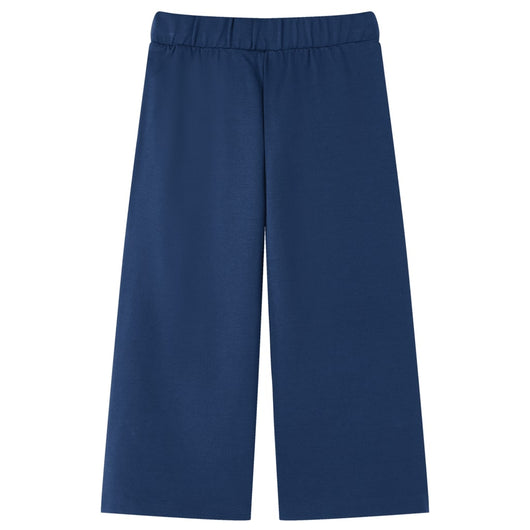 Pantaloni per Bambini a Gamba Larga Blu Marino 104cod mxl 108231