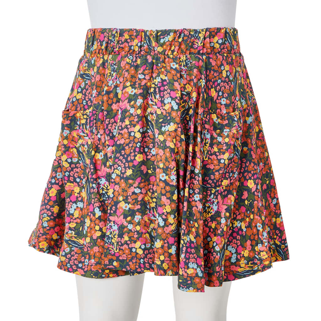 Gonna da Bambina Stampa Fiori Multicolore 92 14907