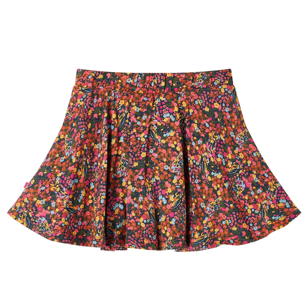 Gonna da Bambina Stampa Fiori Multicolore 128 14910