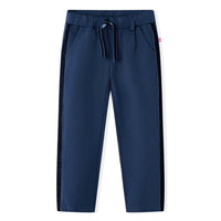 Pantaloni per Bambini con Finiture Nere Blu Marino 92 14922