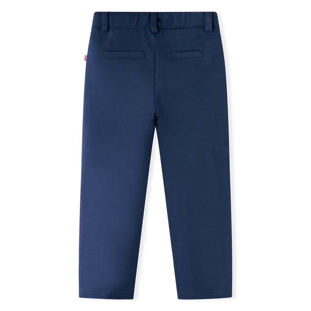 Pantaloni per Bambini con Finiture Nere Blu Marino 92 14922